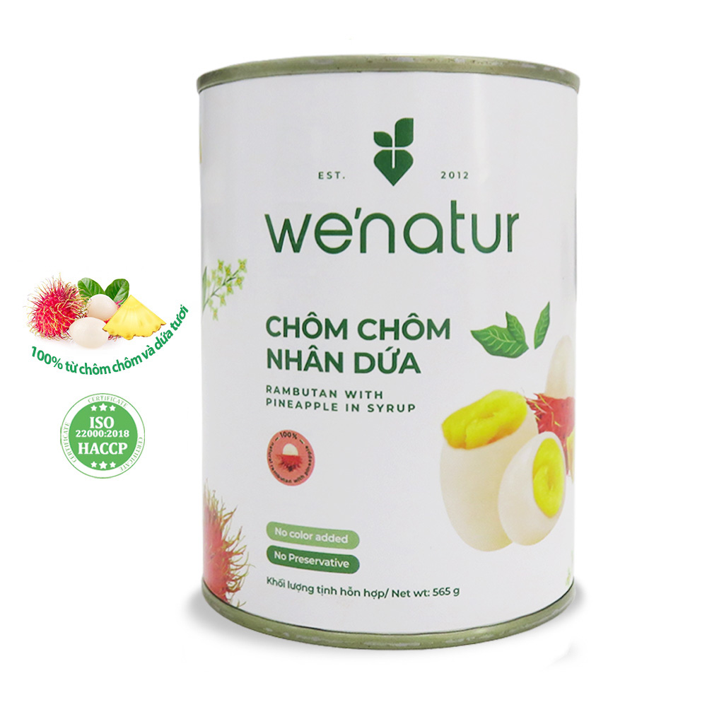 Chôm Chôm nhân dứa 565g - Trái Cây Sấy Đỉnh Nam - Công Ty TNHH Đầu Tư Đỉnh Nam